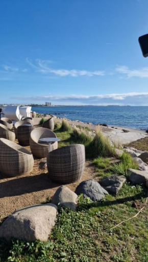 Wohnwagen auf dem Wulfenerhals ca 150m bis zum Meer in Fehmarn